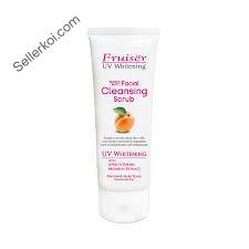 Fruiser UV Whitening Facial Scrub with Apricot Kernel and Mulberry Extract 100ml
